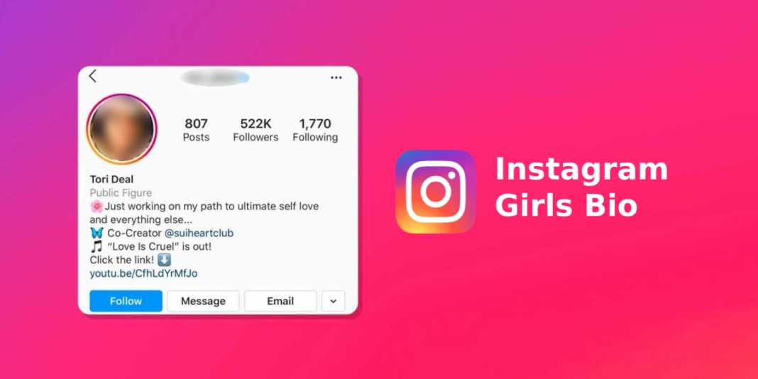 500+ Instagram Bio For Girls: Best, Attitude, Stylish, Classy, Trendy