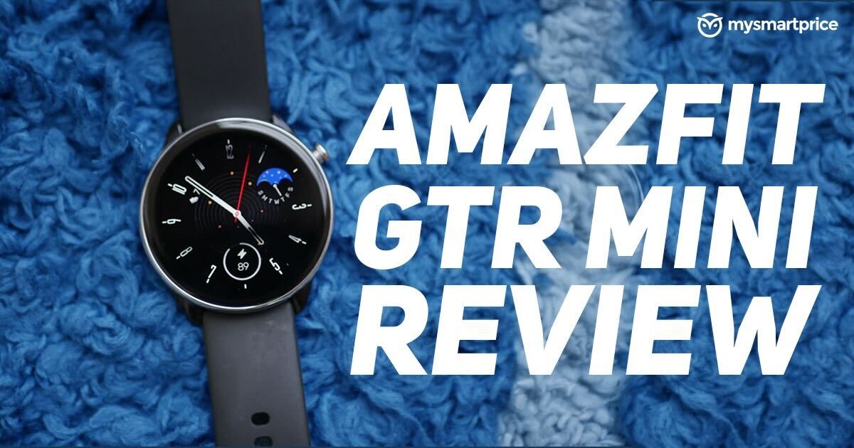 Amazfit GTR Mini smartwatch with GPS has just arrived