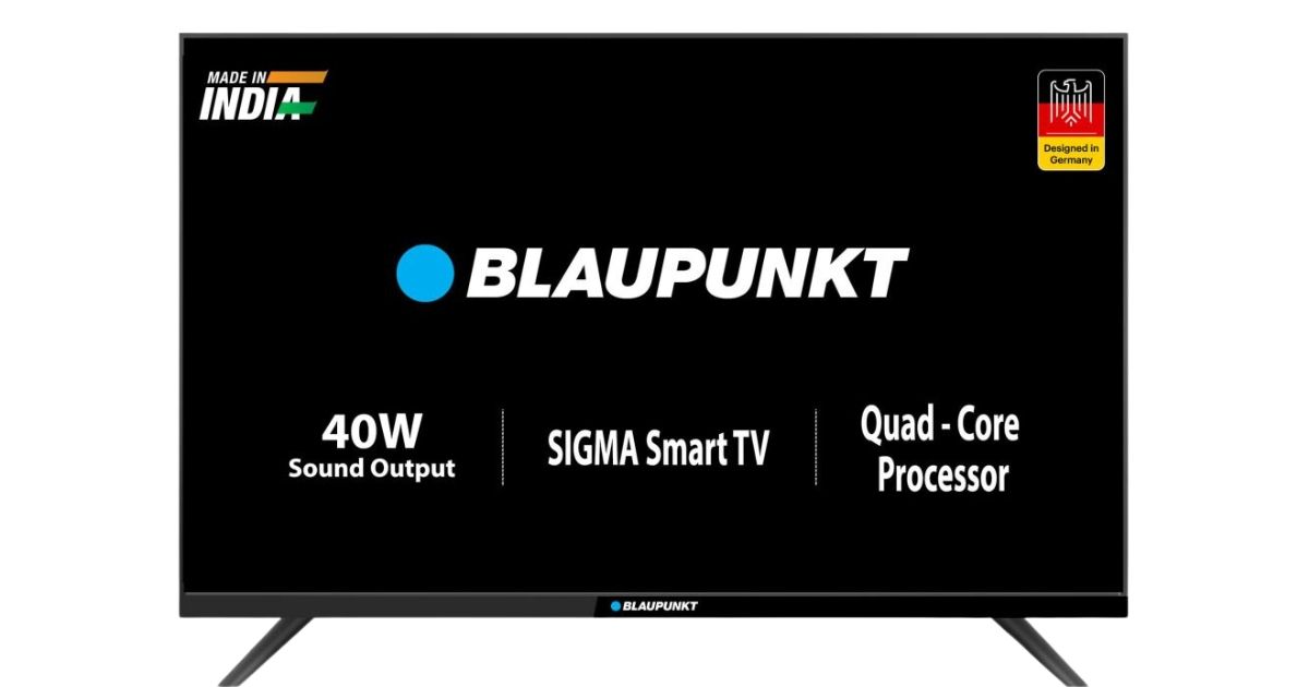 40-inch Blaupunkt Sigma smart TV India launch
