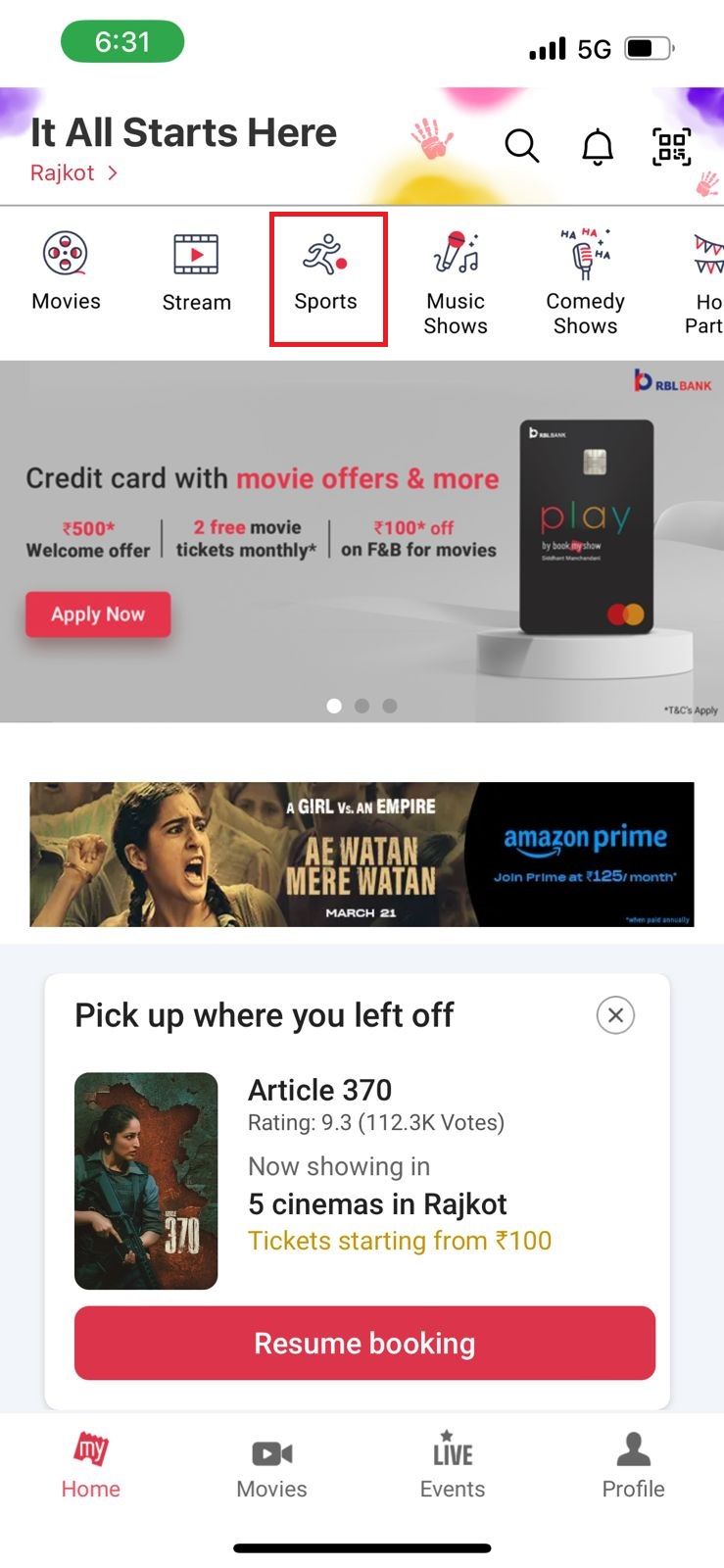 how to book ipl tickets on bookmyshow 
