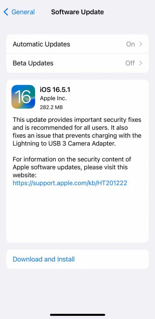 iOS 16.5.1 brings security exploit fixes to iPhone 8 and newer.