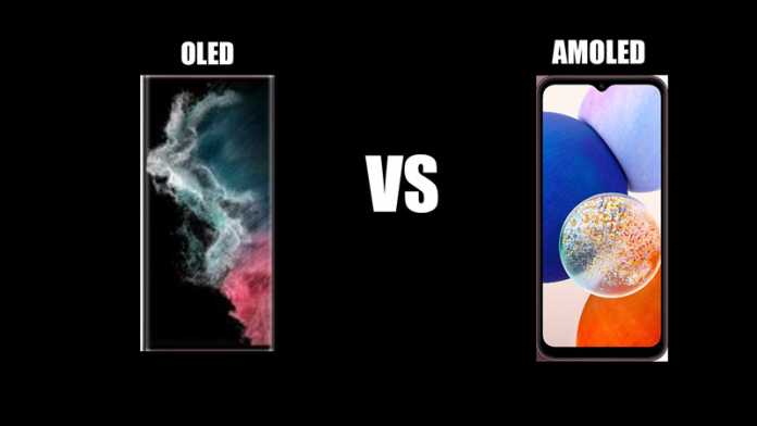 oled display vs amoled display difference