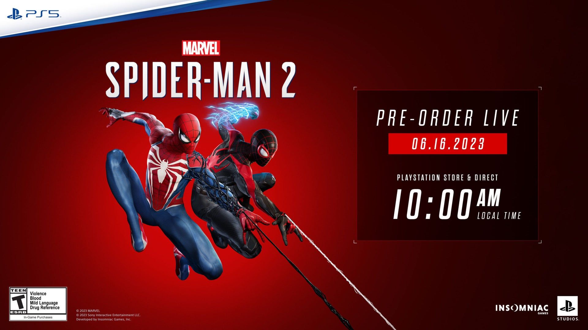 Insomniac Games Gives 'Marvel's Spider-Man 2' PS5 Update