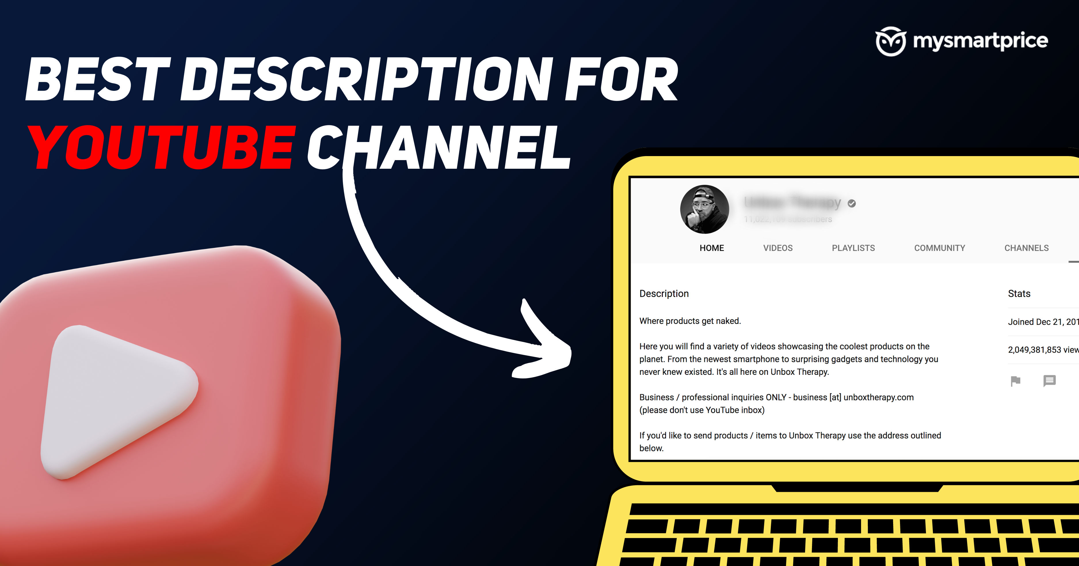 Descriptions For  Channel: Best Practices to Increase Views and  Boost Your  Channel - MySmartPrice