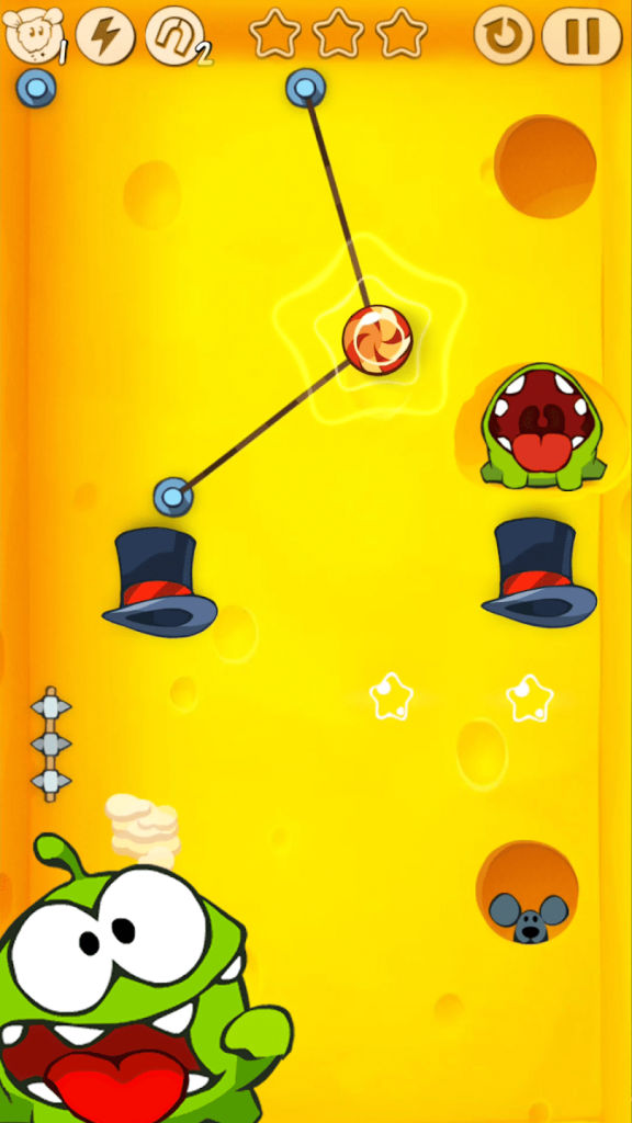 Hacks for Cut the Rope 2 for iOS to Have Infinite Items and Powerups