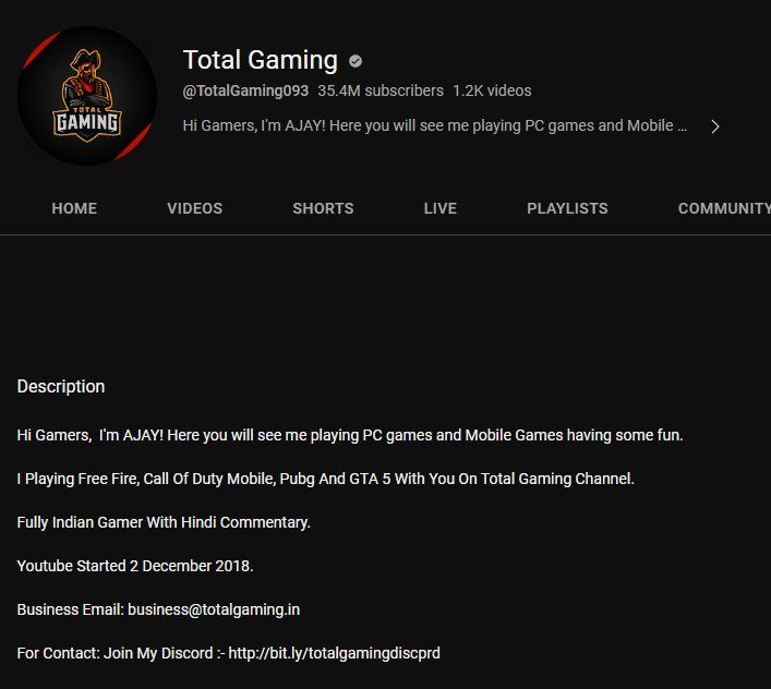 Gaming Channel Description Template Examples