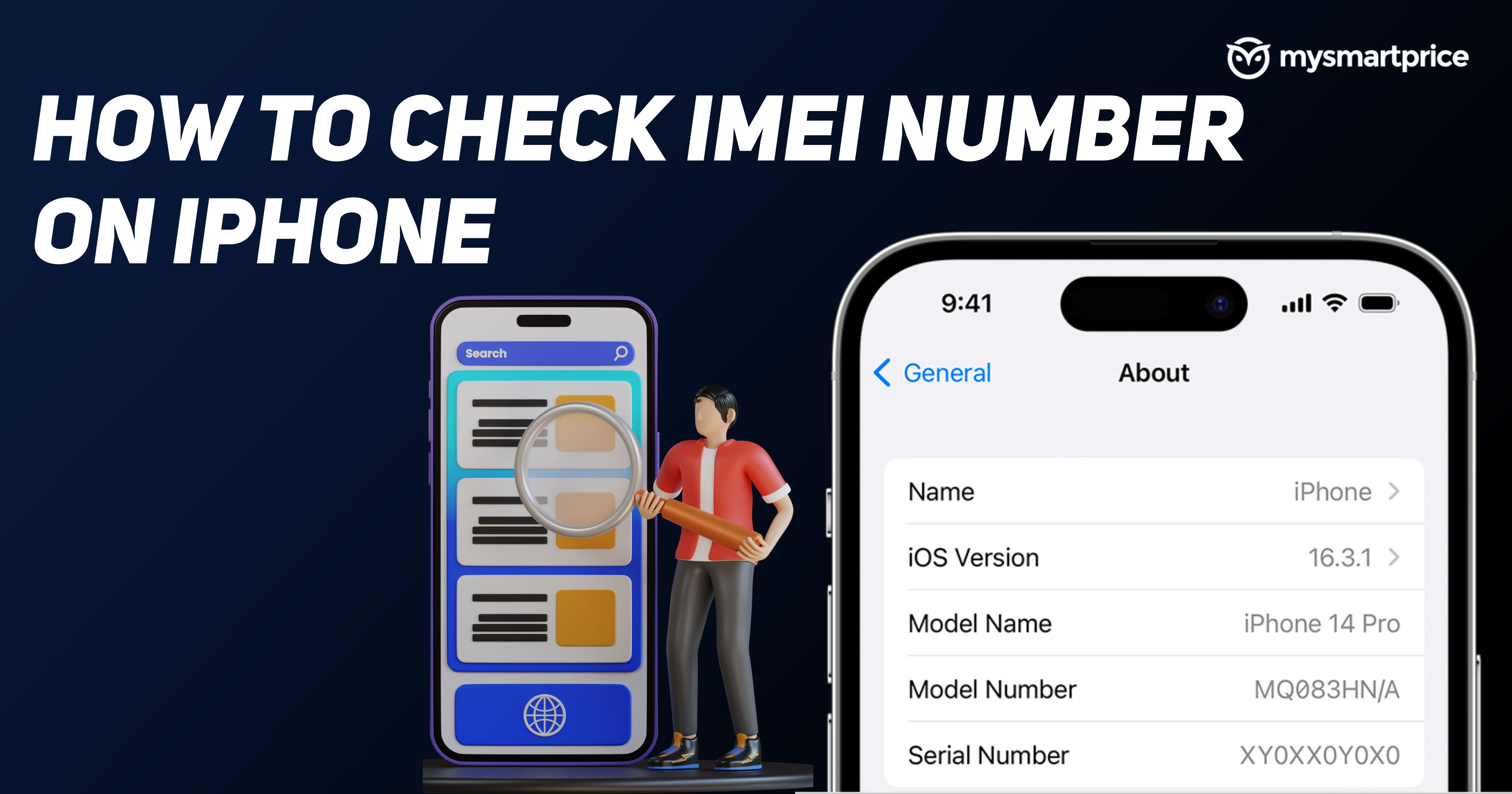 Apple Imei Number: 8 Different Ways To Find The Imei Number On Your Iphone  - Mysmartprice