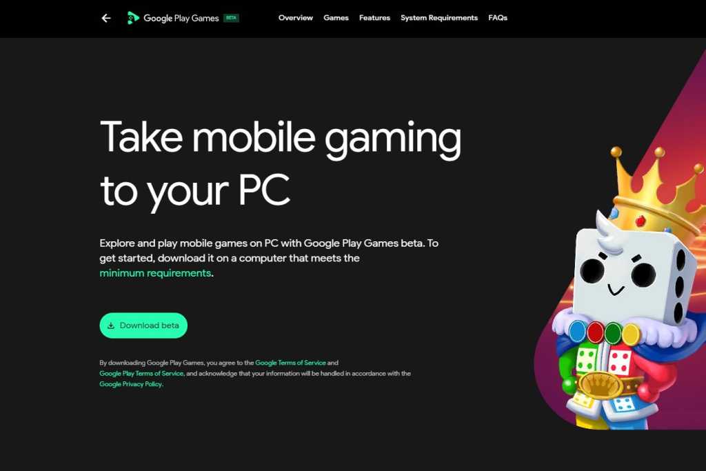 Google Play Games PC app beta launched; Android games can