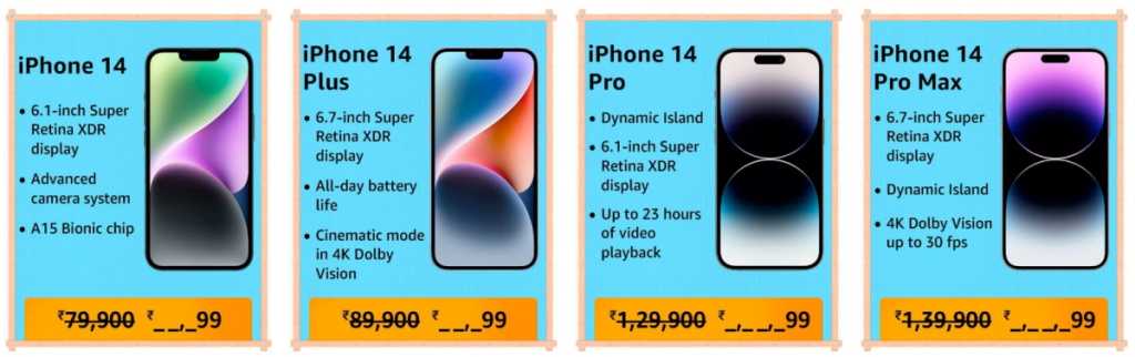 iPhone 14 Pro price drops from Rs. 129900 to Rs. 117999 on