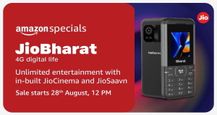 Jio Bharat 4G With JioCinema and JioSaavn In-Built to Go On Sale From August 28 Via Amazon India
