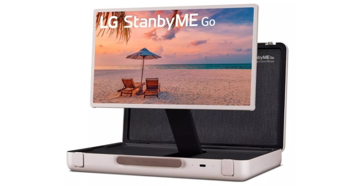 The LG StandbyME Go is a portable touchscreen monitor priced at $999,99 (~Rs 82,500).