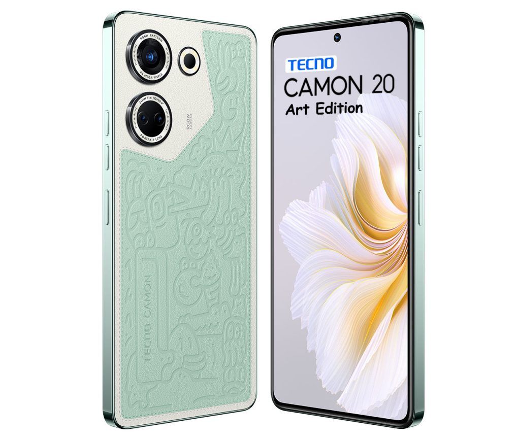 The TECNO CAMON 20 Avocado Art Edition launched in India at Rs 15,999.