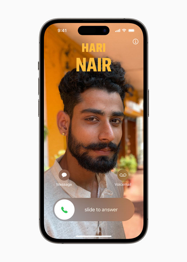 iOS 17 allows users to set contact posters. 