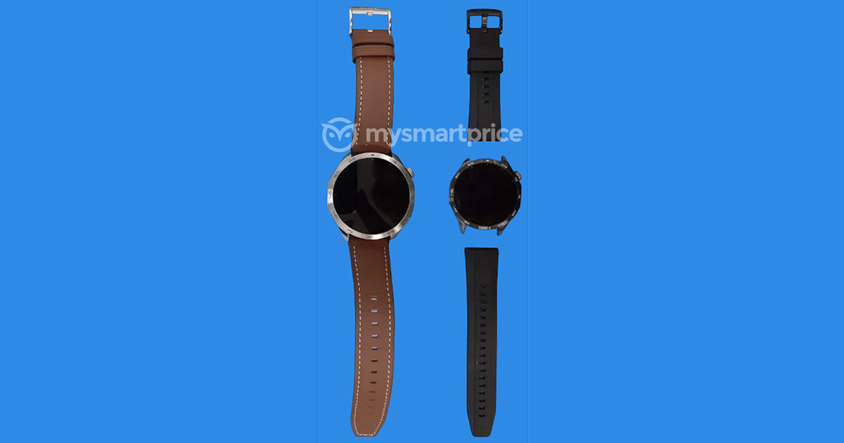 Exclusive] Huawei Watch GT 4 First Live Images; Design, Strap Material and  Charging Details Revealed Ahead of September 14 Launch - MySmartPrice