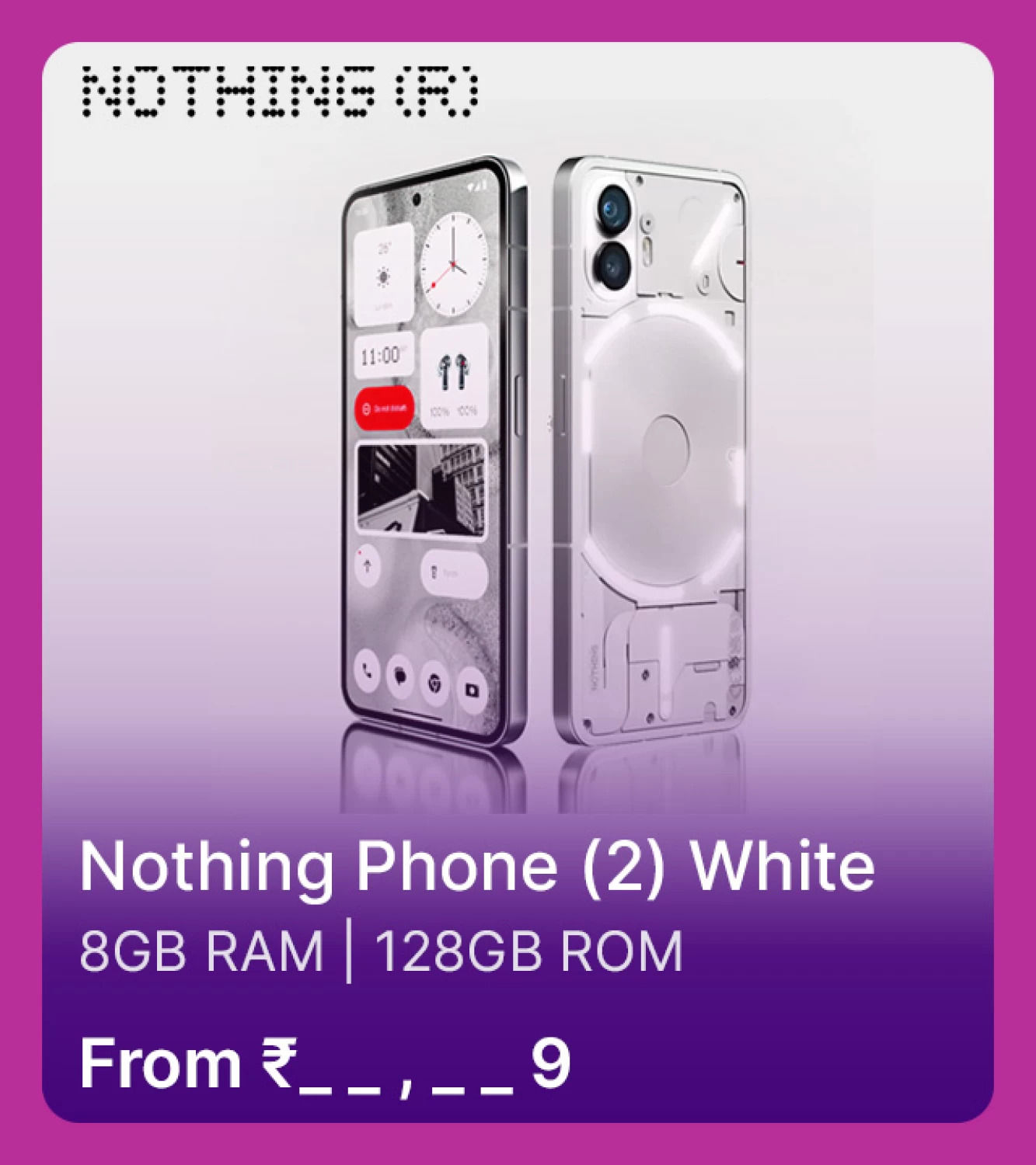 Nothing Phone (2) White 8GB MySmartPrice