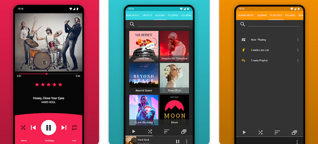 Download music to listen offline with  Music (Android