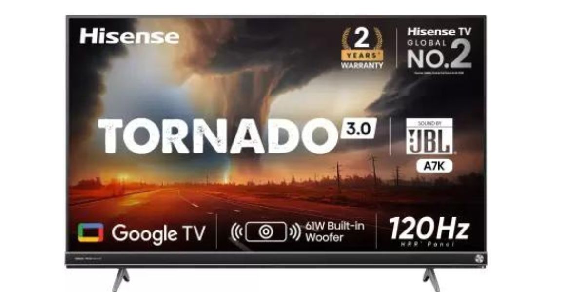 Hisense 65-inch Tornado 4K TV