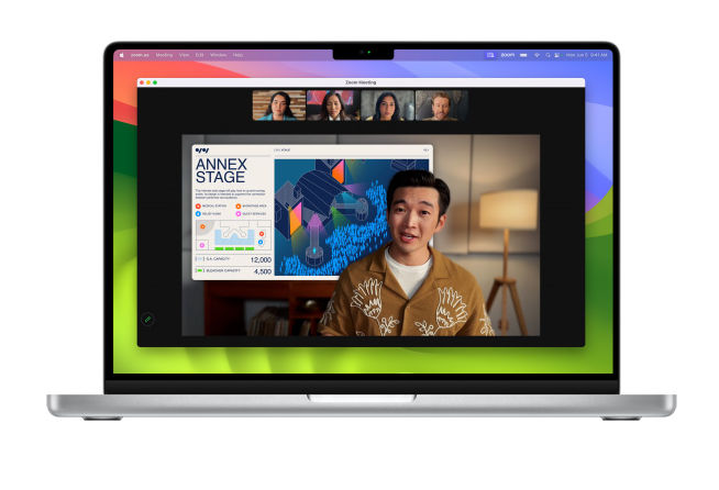 macOS Sonoma comes with several new video conferencing features.