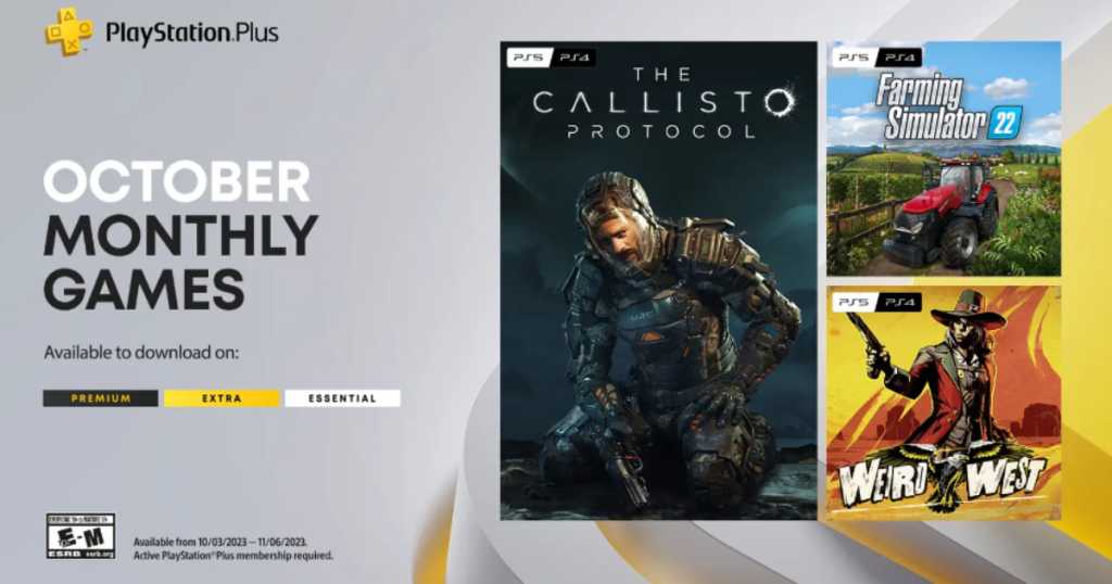 Sony PlayStation Plus October 2023 Free Games Announced The Callisto