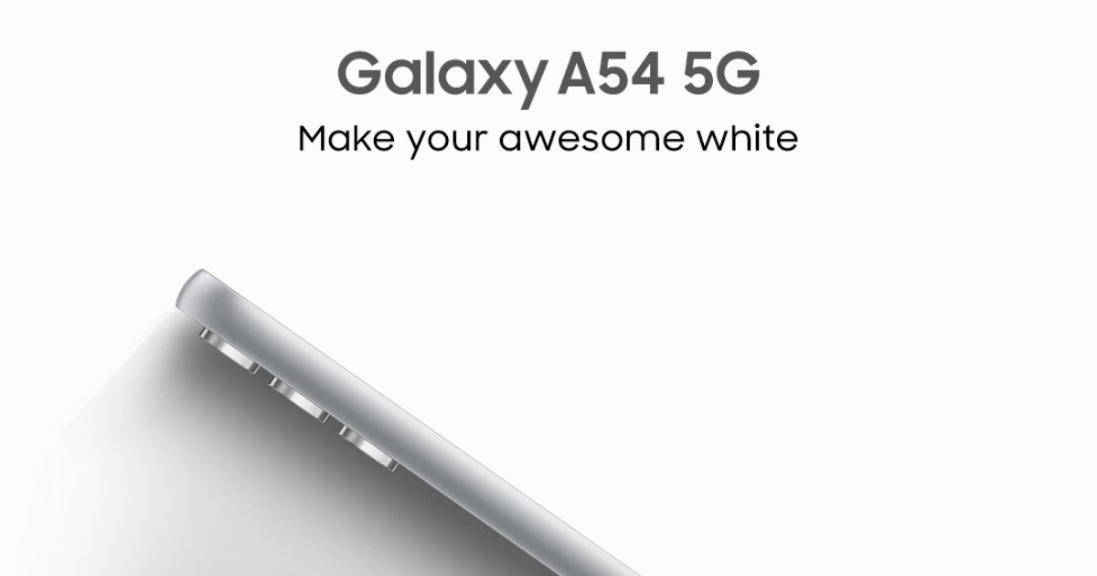 Samsung Galaxy A54 5G Unboxing Awesome White 