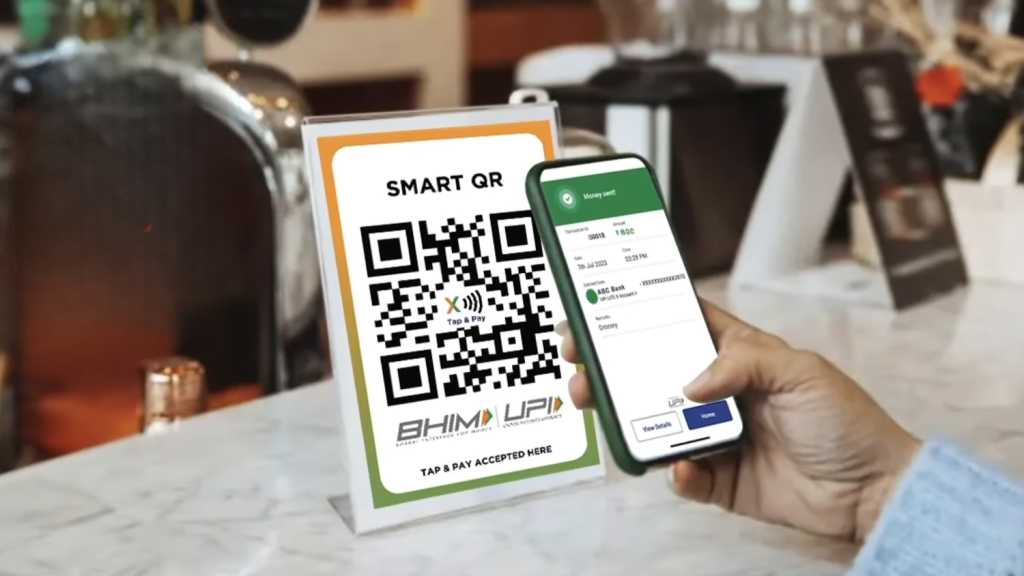 tap and pay enabled qr codes upi lite x