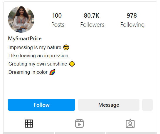 Unique Bio for Instagram for Girl