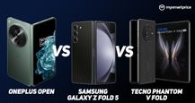 OnePlus Open vs Samsung Galaxy Z Fold 5 vs Tecno Phantom V Fold: Price in India, Specifications and Features Compared