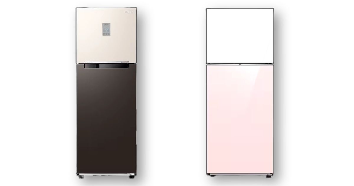 Samsung double deals door glass fridge