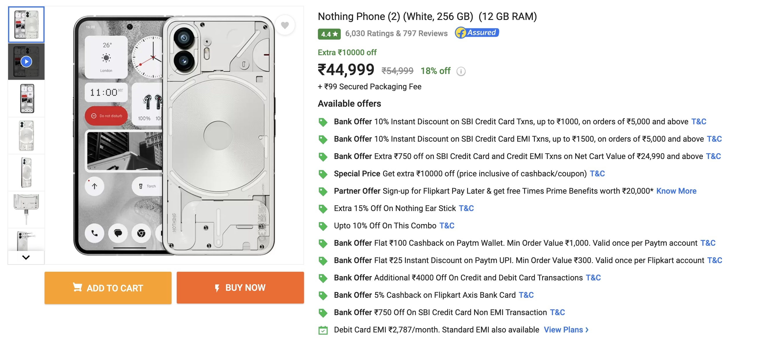Nothing Phone (2) 256GB Deal Big Diwali Sale