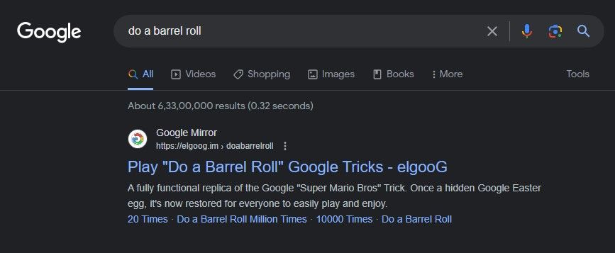 do a barrel roll
