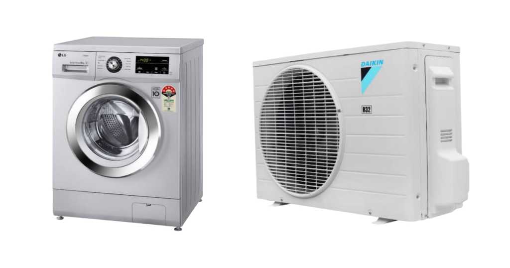 washing machine ac make in india