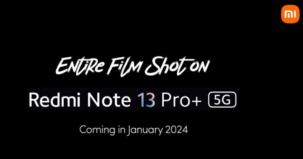 Redmi Note 13 Pro+ India Launch Teaser