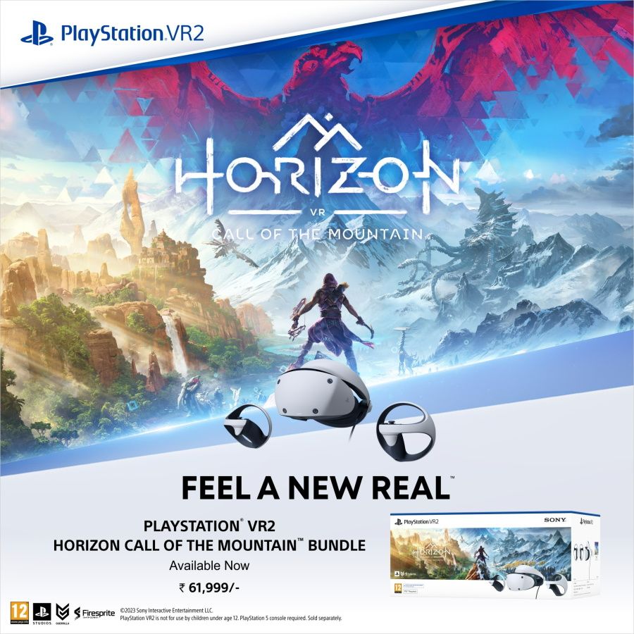 Update: Sony PlayStation VR2 Horizon Call of the Mountain Bundle Officially  Launched in India - MySmartPrice