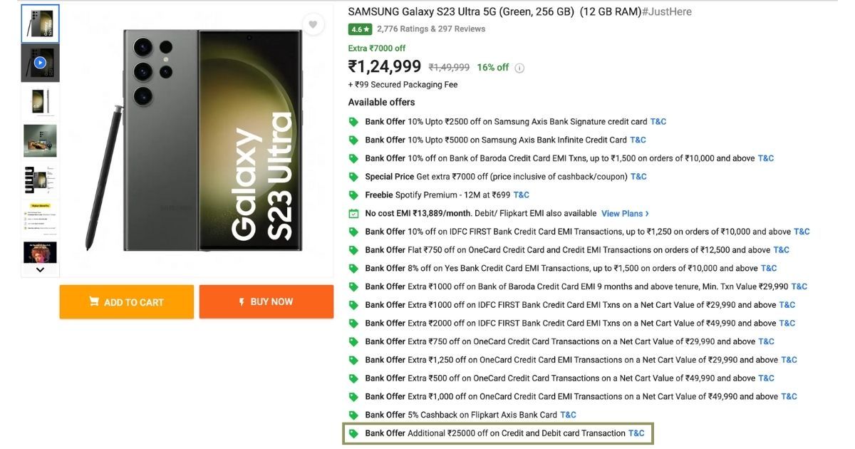 Samsung Galaxy S23 Ultra Deal MySmartPrice