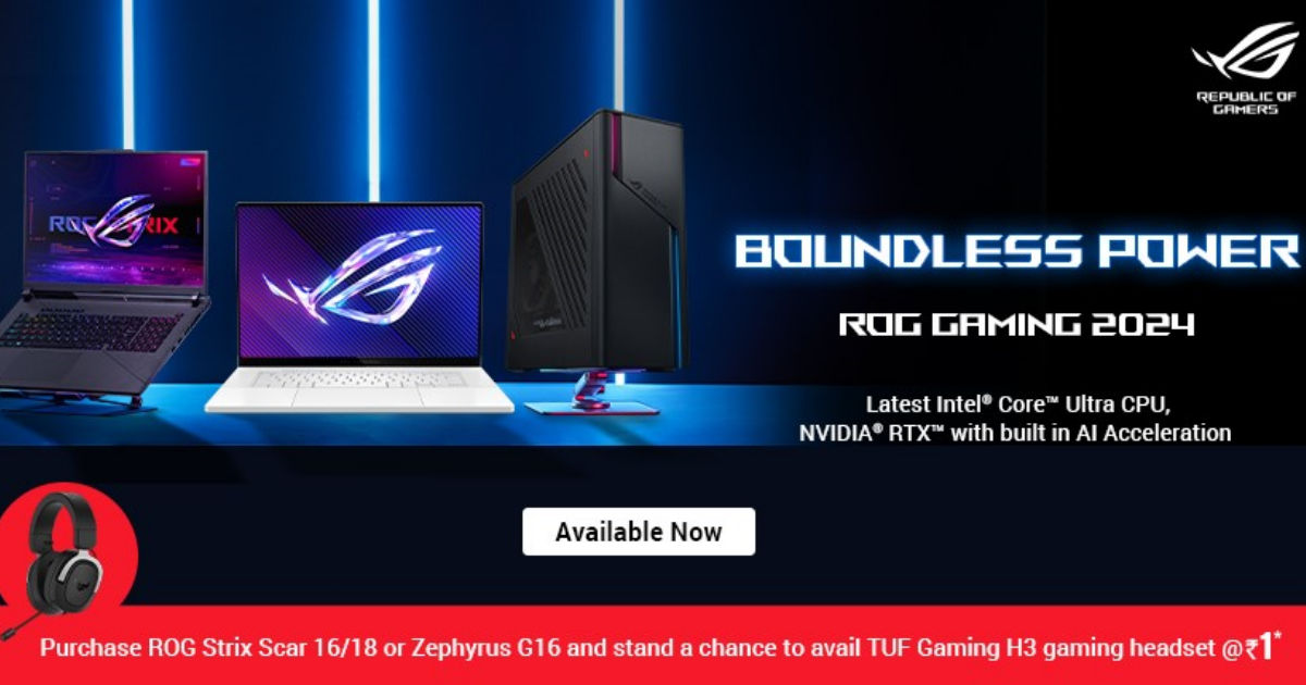 ASUS ROG Zephyrus G16 and More Laptops Launched in India: Check Out the Details