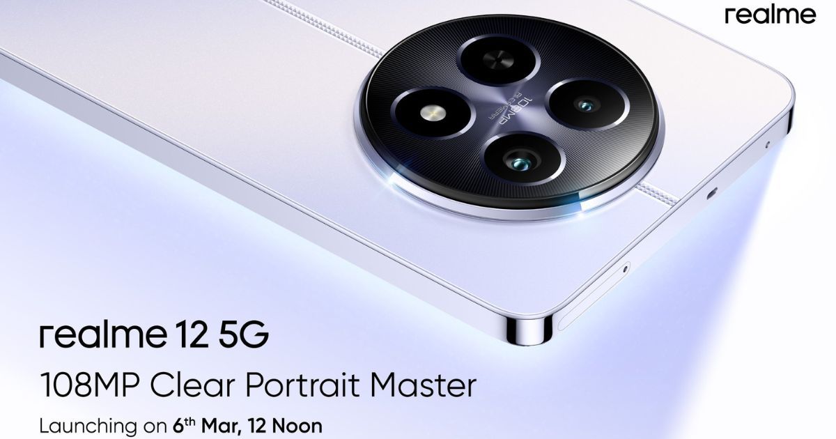 Realme 12 5G cuenta con botón dinámico;  Puede ser similar al botón de acción de Apple.