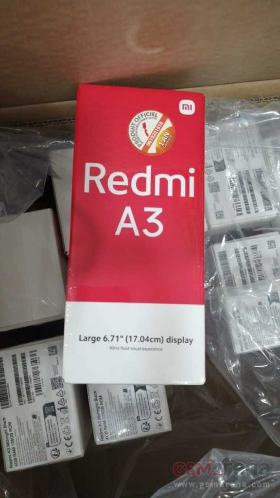 Redmi A3 live image leaked