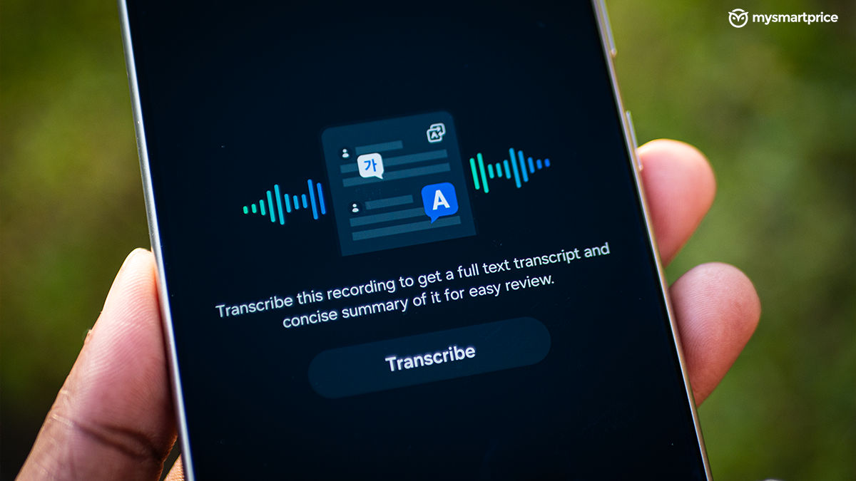 Samsung Galaxy S24 Ultra voice recording transcribing