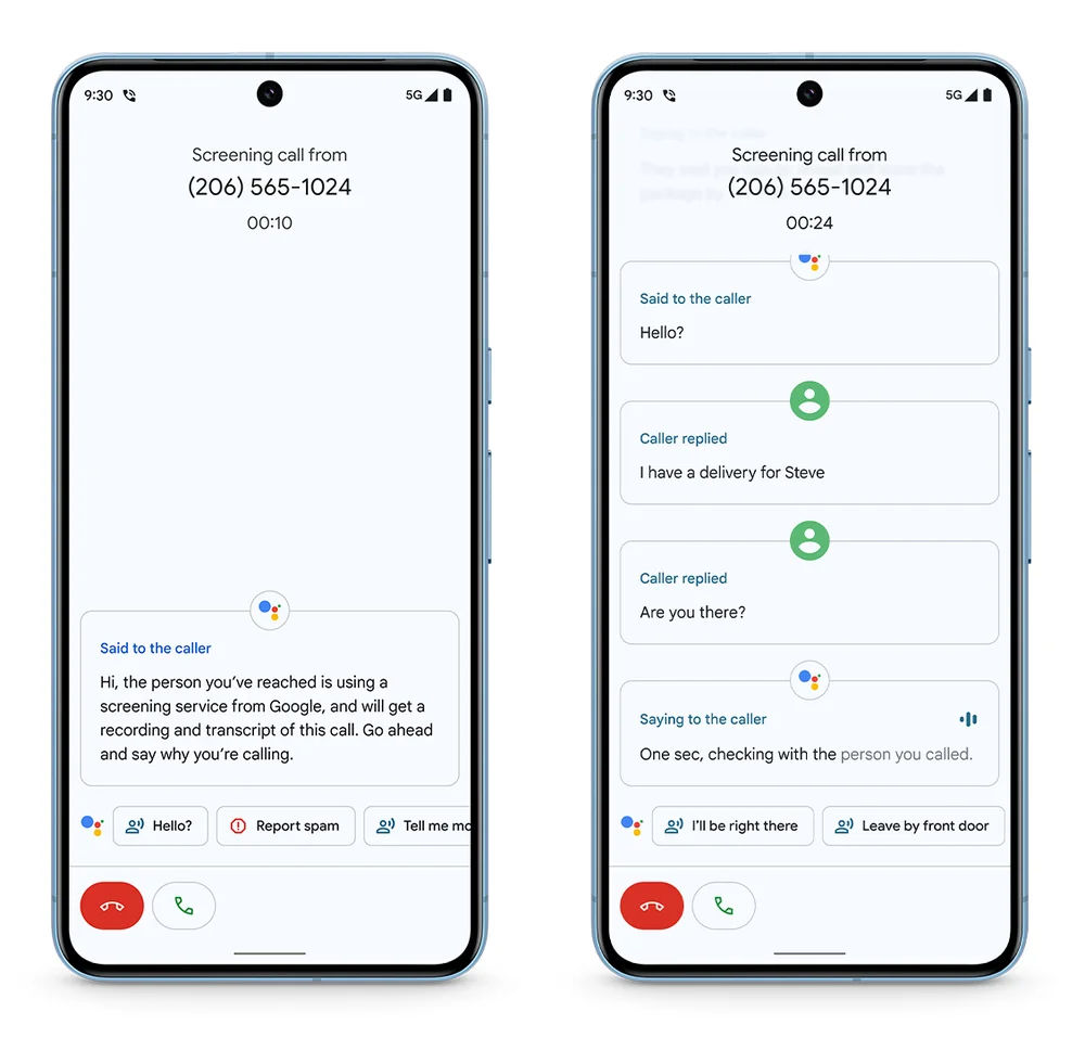 March 2024 Pixel Feature Drop update brings an improved call screen.