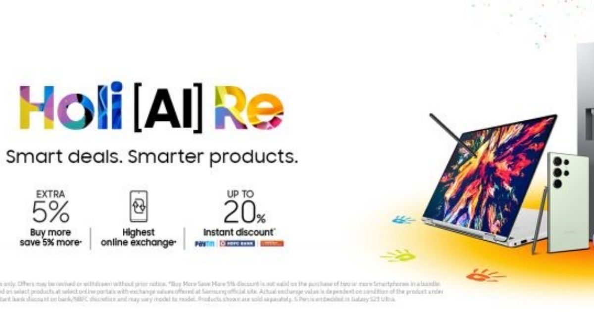 Samsung Holi Sale Goes Live: Top Offers, Discounts on Galaxy Phones ...