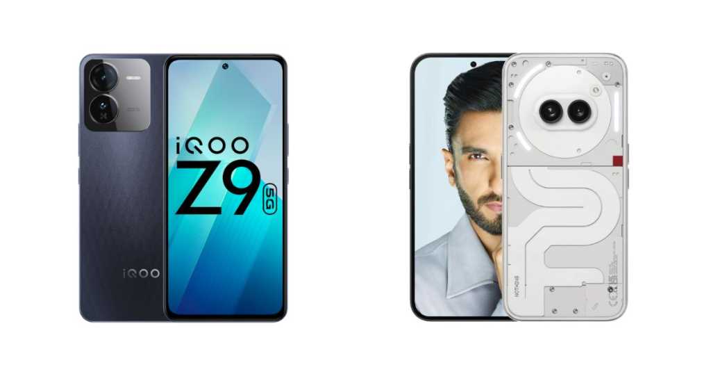 iQOO Z9 5G vs Nothing Phone 2a MySmartPrice