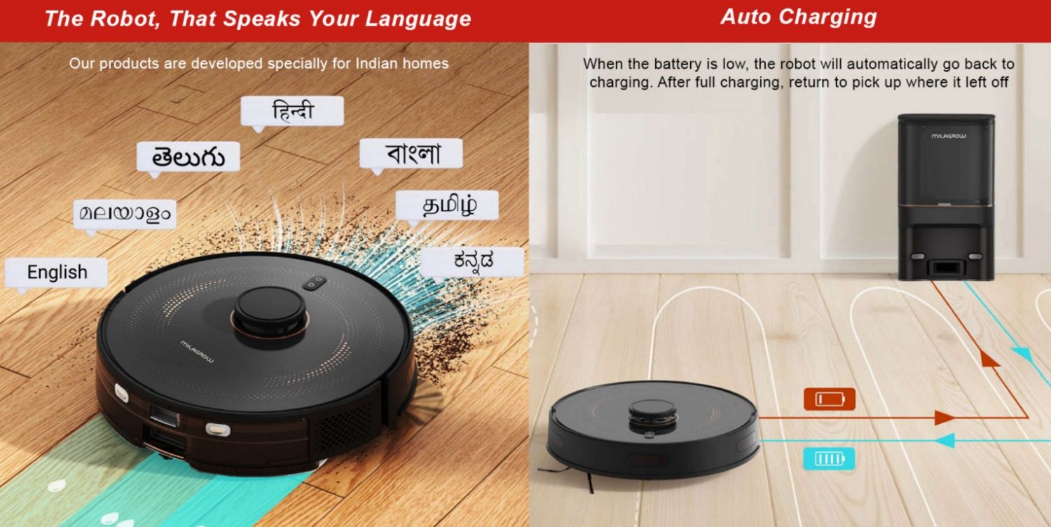 milagrow robotic cleaners