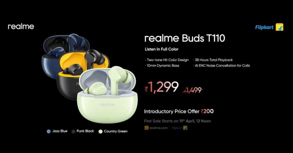 Realme Buds T110 India Price MySmartPrice