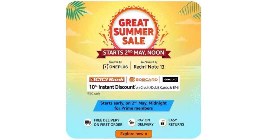 Amazon Great Summer Sale 2024 Sale Dates, Deals on Mobiles