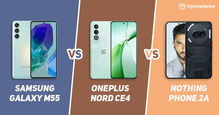 Samsung Galaxy M55 5G vs OnePlus Nord CE 4 5G vs Nothing Phone (2a) 5G: Price, Specs and Features Compared