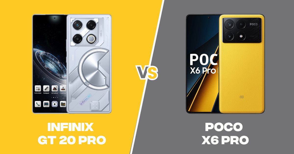 Infinix Gt 20 Pro Vs Poco X6 Pro: Price, Specs, And Features Compared 