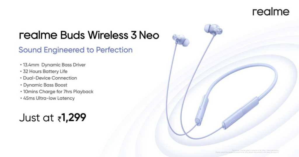 Realme Buds Wireless 3 Neo MySmartPrice