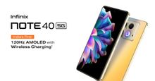 Infinix Note 40 5G with MagCharge Wireless Charging Launched in India