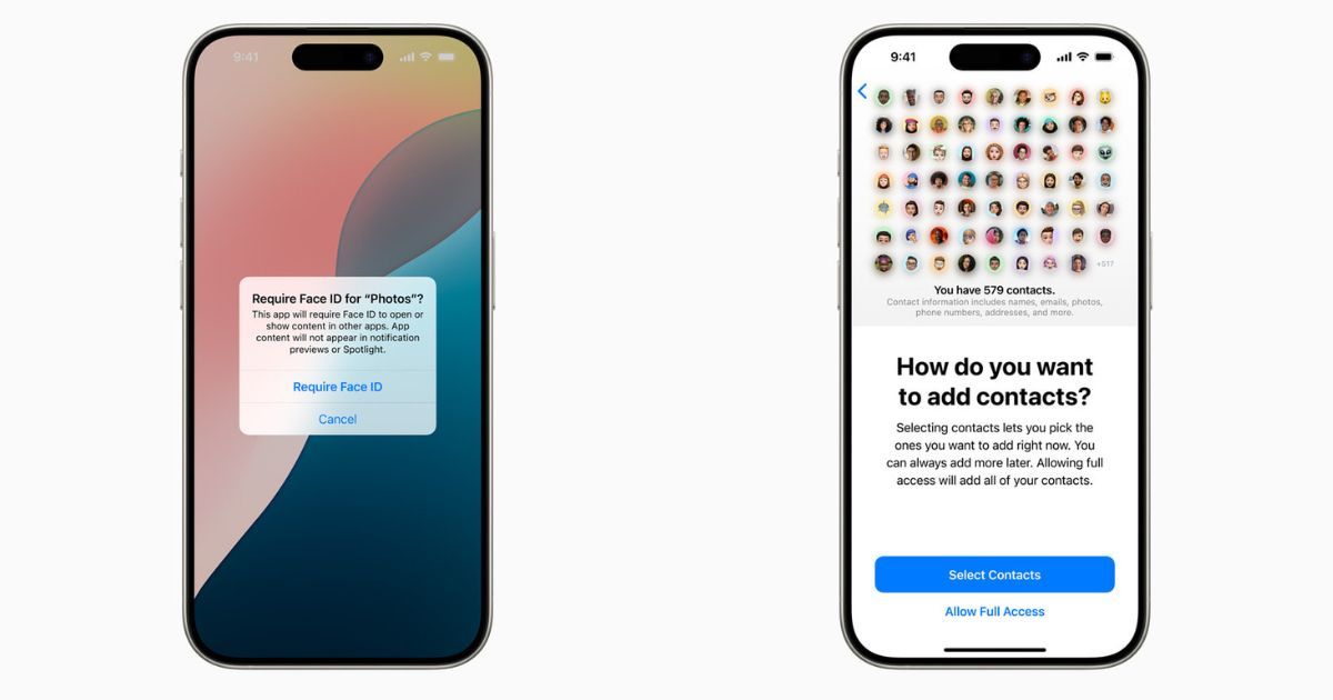 iOS 18 brings new privacy features including app lock to iPhone.