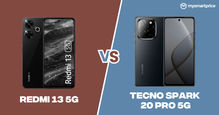 Redmi 13 5G vs TECNO Spark 20 Pro 5G: Price, Specifications, and Features Compared